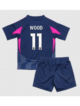 Nottingham Forest Chris Wood #11 Dječji Gostujuci Dres kompleti 2024-25 Kratak Rukavima (+ kratke hlače)